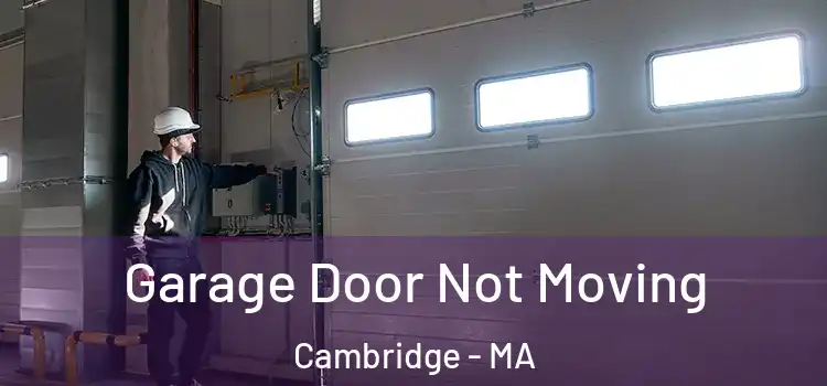  Garage Door Not Moving Cambridge - MA