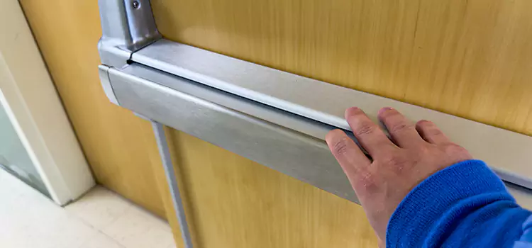 Installing a Push Bar on a Door Cambridge